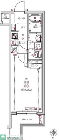 レンティーヴァ綾瀬の物件間取画像